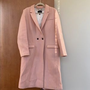 BANANA REPUBLIC Pink Italian Wool Coat